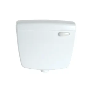 מיכל הדחה טיטאן נמוך - לבן