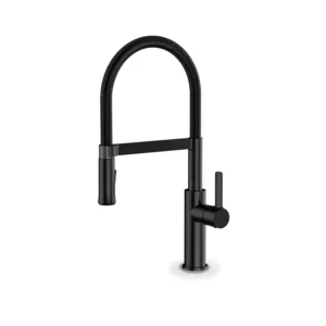 ברז מיקסר מטבח צינור גמיש דגם P3 - שחור מט