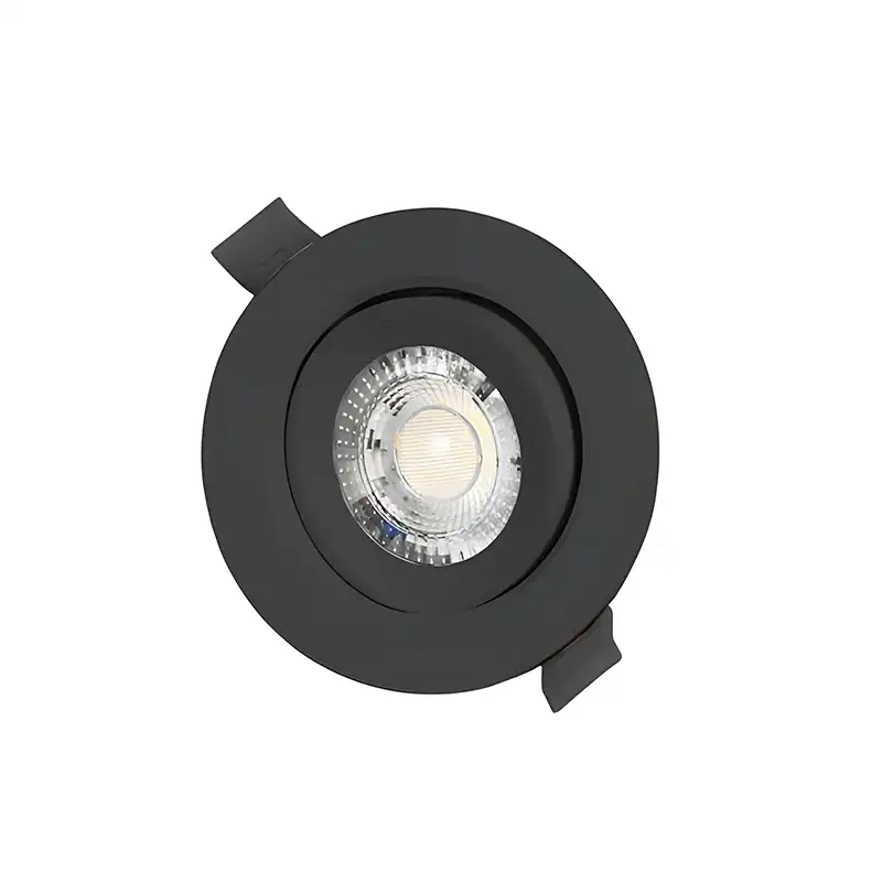 שקוע תקרה מתכוונן עגול שחור 7W דגם LORENZO SLIM אומגה שקוע תקרה מתכוונן עגול שחור 7W דגם LORENZO SLIM אומגה