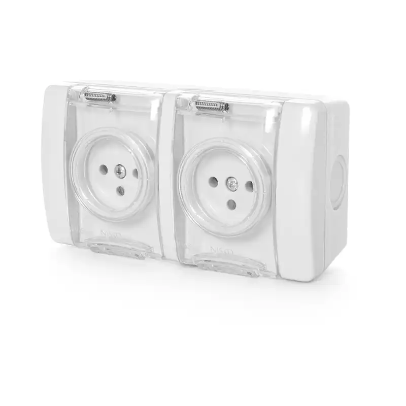 שקע כח מוגן מים SUPER-N WP2 IP65 שקע כח מוגן מים SUPER-N WP2 IP65
