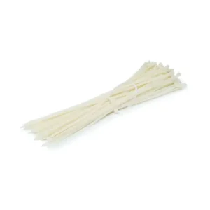 חבקים 100 יחידות 2.5x100mm - שחור / לבן - לבן