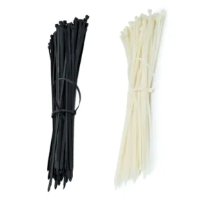 דף הבית חבקים 100 יחידות 2.5x100mm - שחור / לבן