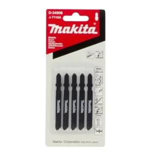 סט של 5 להבי מסור אנכי T118A D-34908 לחיתוך מתכת – מקיטה