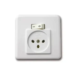 שקע עם מפסק לקופסה 55