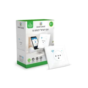 דף הבית שקע חכם להתקנה קבועה לקופסא 55 - סמארט גרייד